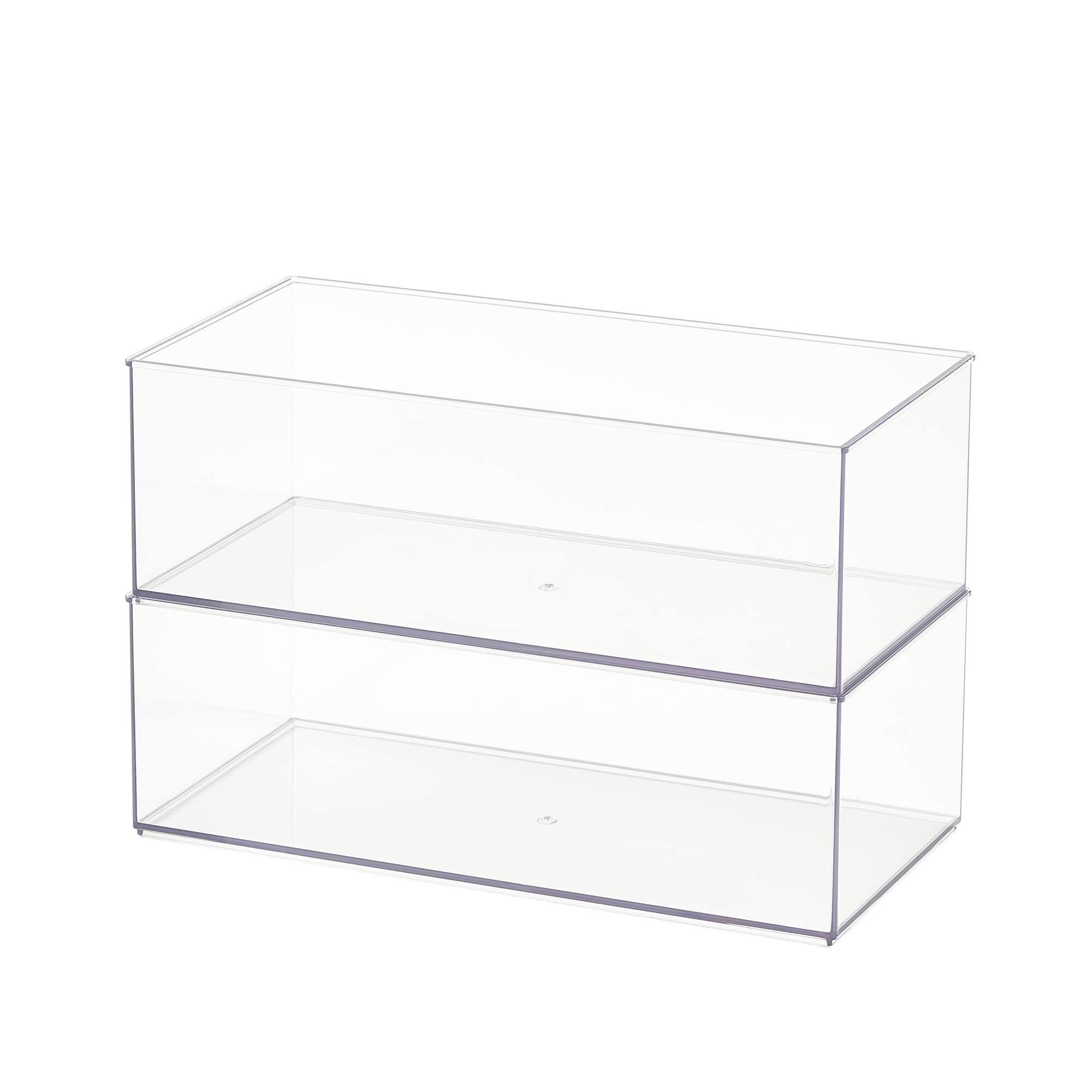 12" x 6" Clear Stacking Storage Bin by Simply Tidy™